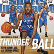 Oklahoma City Thunder, 2010 Nba Basketball Preview Issue Sports Illustrated Cover Art Print