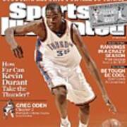 Oklahoma City Thunder Kevin Durant... Sports Illustrated Cover Art Print