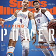 Oklahoma City Thunder Russell Westbrook And Paul George Sports Illustrated Cover Art Print