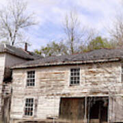 Old Abandoned House In Fluvanna County Virginia Art Print