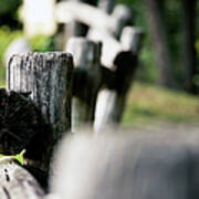 Old Country Fence Art Print