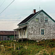 Old Weathered House In Atlantic Canada Art Print