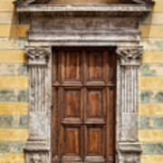 Ornate Door Of Tuscany Art Print