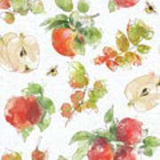 Orchard Harvest Pattern I Art Print
