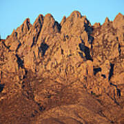 Organ Mountains In Scenic New Mexico Art Print