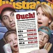 Ouch Skyrocketing Ticket Prices Sports Illustrated Cover Art Print