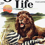 Outdoor Life Magazine Cover September 1931 Art Print