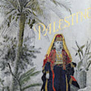 Palestine And Palm Tree Art Print