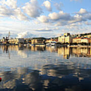 Panoramic Picture Of Rijeka City On A Art Print