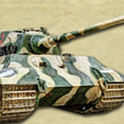 Panzer Vi Tiger Ii Canvas Art Print