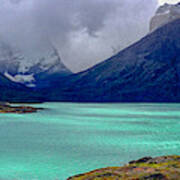 Patagonia Glacial Lake Art Print