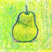 Pear Art Print