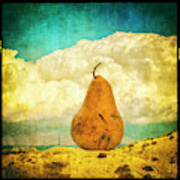 Pear In The Landscape Art Print