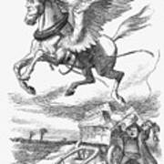 Pegasus Unharnessed, 1865. Artist John Art Print