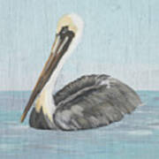 Pelican Wash I Art Print