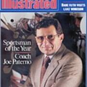 Penn State Coach Joe Paterno, 1986 Sportsman Of The Year Sports Illustrated Cover Art Print