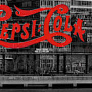 Pepsi Cola Sign Sbw Art Print