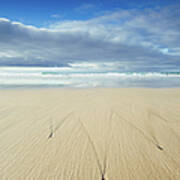 Perfect Sands - Empty Beach At Low Tide Art Print