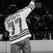 Phil Esposito Posing With Jersey Art Print