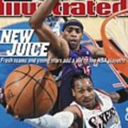 Philadelphia 76ers Allen Iverson, 2001 Nba Eastern Sports Illustrated Cover Art Print