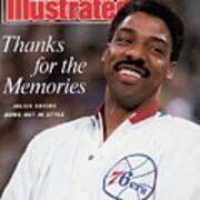 Philadelphia 76ers Julius Erving Sports Illustrated Cover Art Print