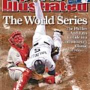 Philadelphia Phillies Carlos Ruiz, 2008 World Series Sports Illustrated Cover Art Print