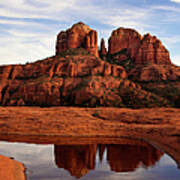 Photo Of Cathedral Rock And Its Art Print