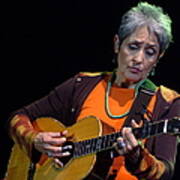 Photo Of Joan Baez Art Print