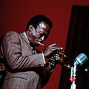 Photo Of Miles Davis Art Print