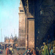 Piazza San Marco And The Colonnade Art Print