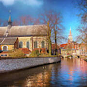 Picturesque Bruges Belgium Art Print