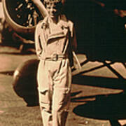 Pilot Amelia Earhart Art Print