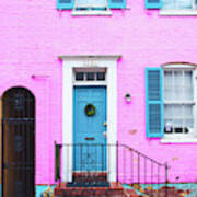 Pink Georgetown Art Print