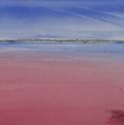 Pink Lake Art Print