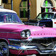 Pink Studebaker Art Print