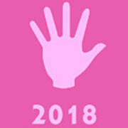 Pink Wave 2018 Art Print