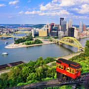 Pittsburgh Pennsylvania Skyline Art Print