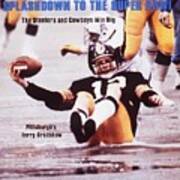 Pittsburgh Steelers Qb Terry Bradshaw, 1979 Afc Championship Sports Illustrated Cover Art Print