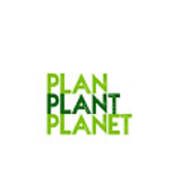 Plan Plant Planet - Two Greens Shifted Down Spacing Art Print