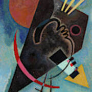 120x80cm #119096 Rund Und Spitz Poster Plakat Wassily Kandinsky