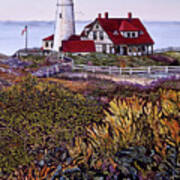 Portland Headlight 2 Art Print