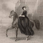 Portrait Of Elisabeth Of Bavaria Art Print