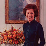 Portrait Of Rosalynn Carter Art Print