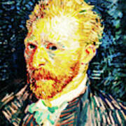 Self Portrait by Van Gogh by Vincent Van Gogh