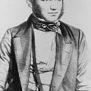 Portrait Of The English Naturalist C. R. Darwin Art Print