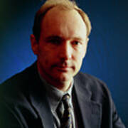 Portrait Of Tim Berners-lee Art Print