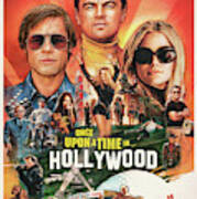 Poster Art Once Upon A Time In Hollywood Art Print