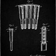 Pp1089-vintage Black Temporary Cartridge Holding Clip 1897 Patent Poster Art Print