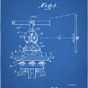 Pp865-blueprint Gurly Transit Patent Poster Art Print
