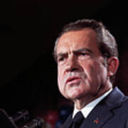 President Richard Nixon After Election Art Print